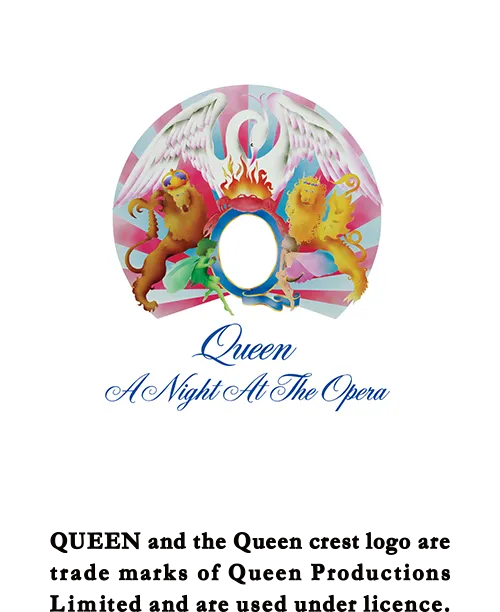 Queen and the Queen creat logo are trade marks of Queen Productions Limited and used under licence.