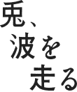 兎、波を走る